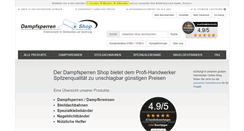 Desktop Screenshot of dampfsperren-shop.de